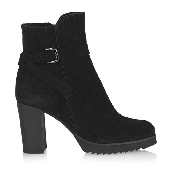 La CANADIENNE Shoes - New La Canadienne Meadow Waterproof Block Heel Zip Ankle Boots Size 7